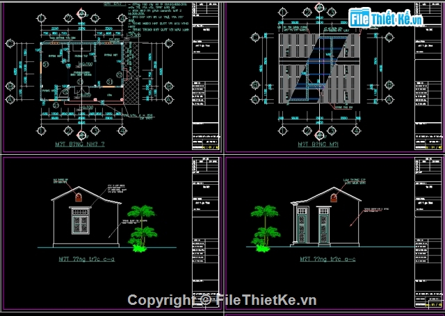 File cad thiết kế nhà ở nông thôn,nhà gia đình,kiến trúc nhà ở